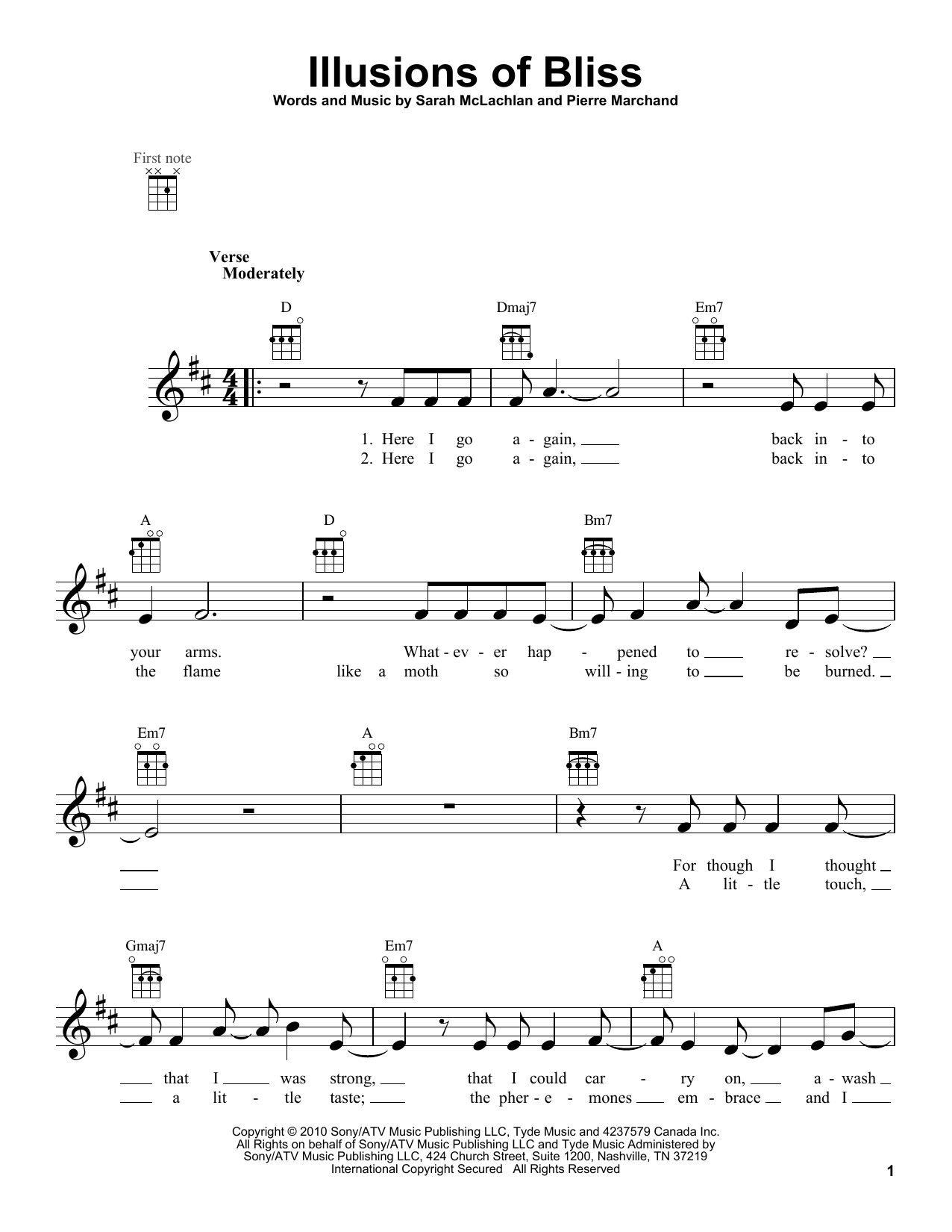 Product gallery: Page 1 of 1 Illusions Of Bliss, Sarah McLachlan