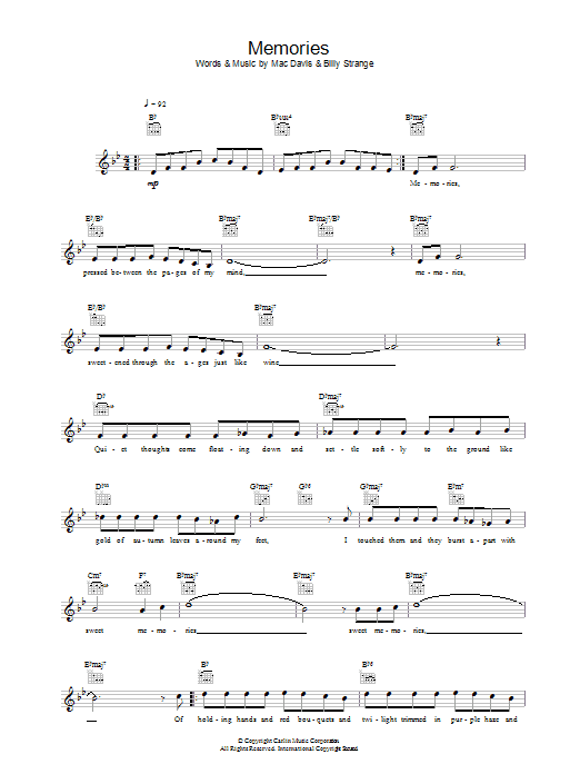 Produktgalerie: Seite 1 von 1 Memories, Elvis Presley, Melodieinstrument
