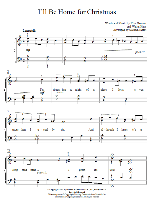 Produktbild zu: I'll Be Home For Christmas