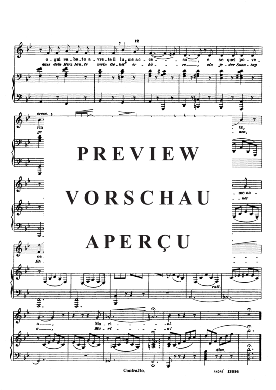 Product gallery: Page 4 of 4 Ogni sabato avrete il lume acceso, Sieber Ferdinand, Low Voice and Piano