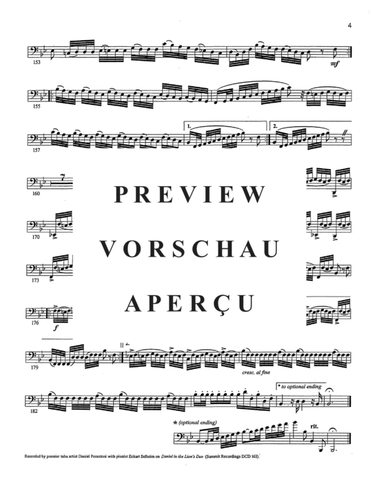 Product gallery: Page 16 of 19 Fantaisie and Variations on The Carnival of Venice , , (tuba + piano)