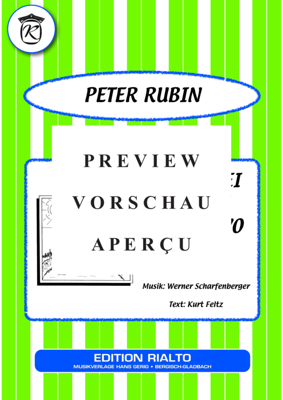 gallery: Wir zwei fahren irgendwo hin , Rubin, Peter, (Melodie-Stimmen in C/B/Es)