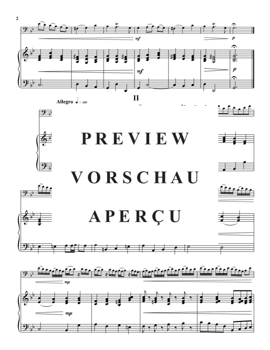 Product gallery: Page 3 of 21 Sonate Nr. 4 in G-Moll Op. 2, No. 4 , , (baritone/euphonium + piano)