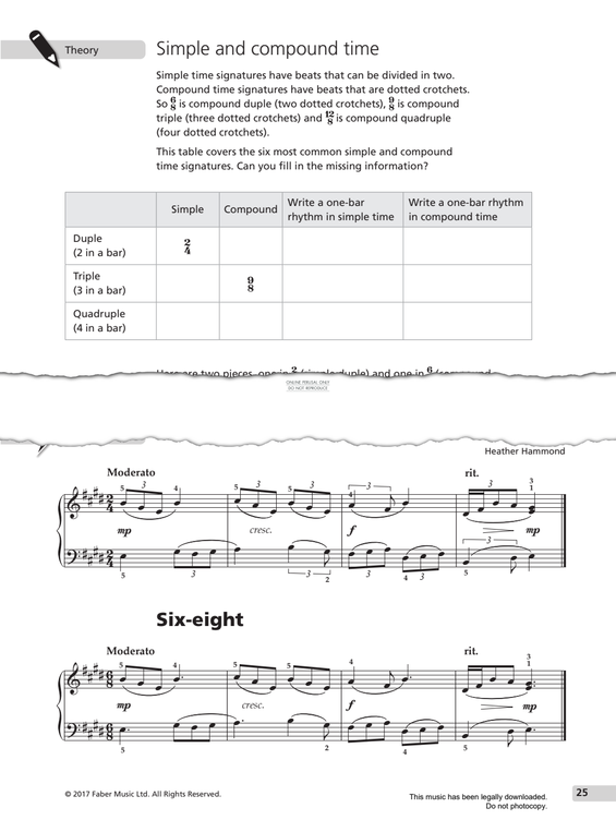 Produktgalerie: Seite 1 von 1 Two-Four, Heather Hammond, Klavier
