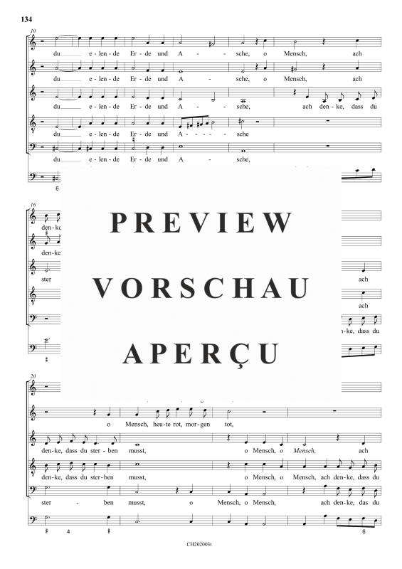 gallery: Ach, was erhebst du dich doch , , (Gemischter Chor 5-stimmig)