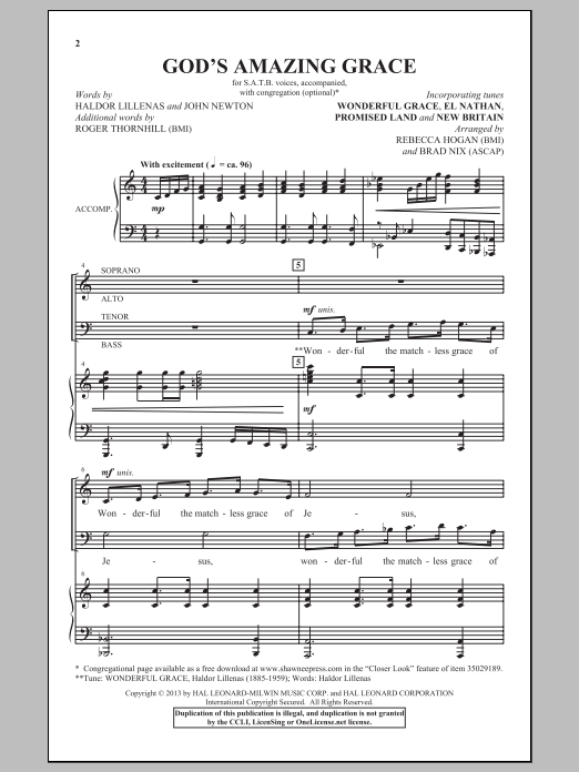 Produktbild zu: God's Amazing Grace