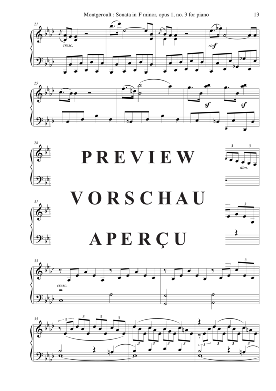 Product gallery: Page 14 of 21 Piano Sonata in F minor, Opus 1 no. 3 , Nicolas Horvath, Piano Solo