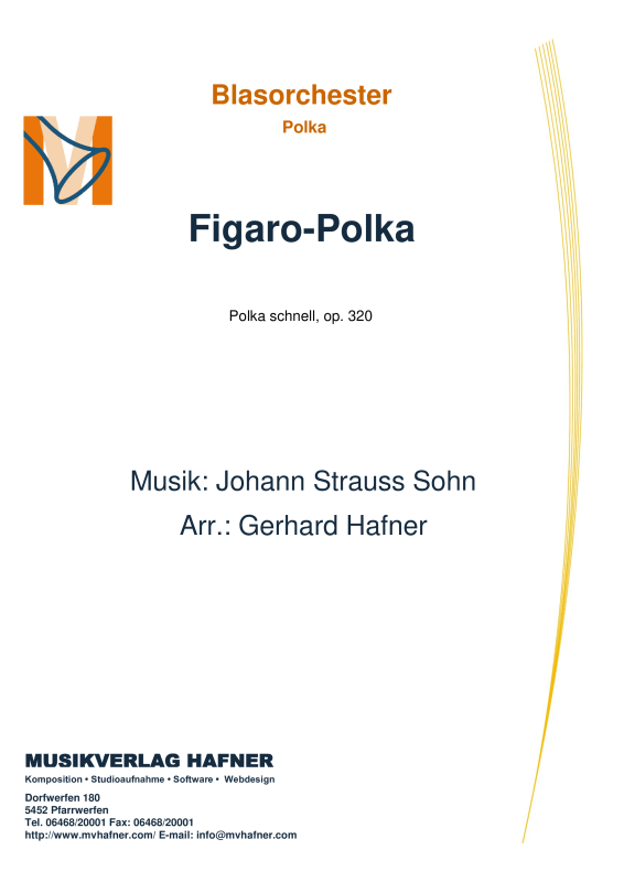 Product picture to: Figaro-PolkaJohann Strauss (Sohn)