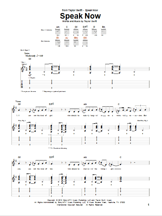 Produktbild zu: Speak Now