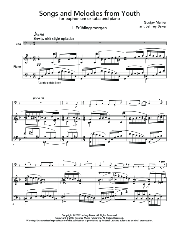gallery: Songs and Melodies From Youth, , (tuba and piano)