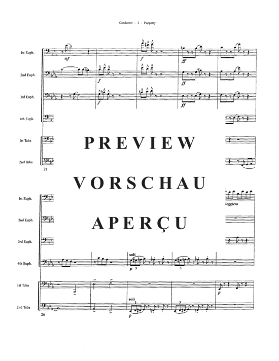 Produktgalerie: Seite 6 von 21 Puppetry , , (Tuba Ensemble EEEETT)