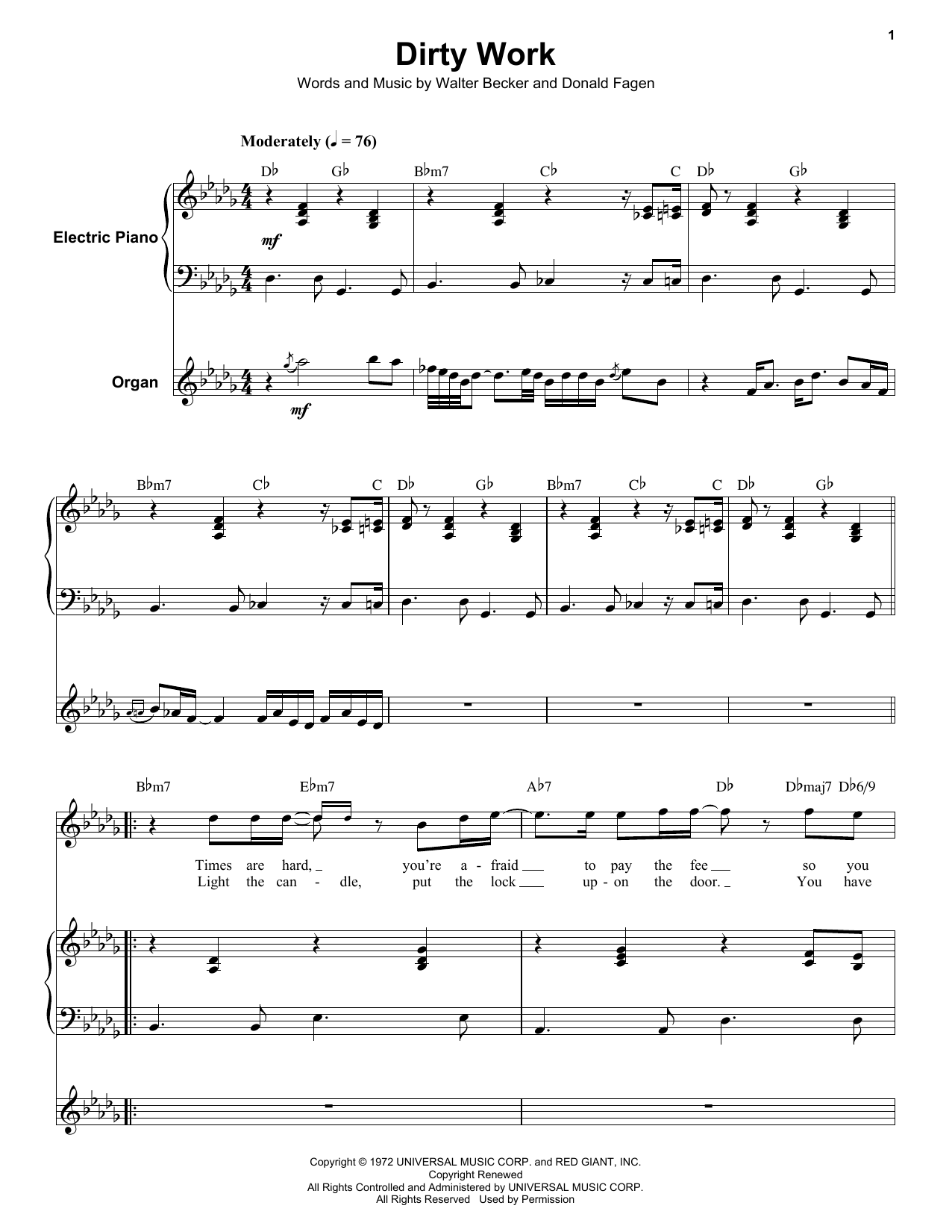 Product gallery: Page 1 of 1 Dirty Work, Steely Dan