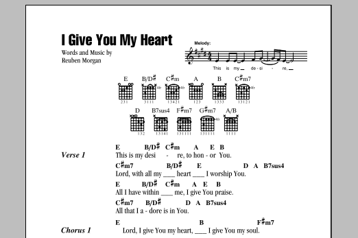 Produktbild zu: I Give You My Heart