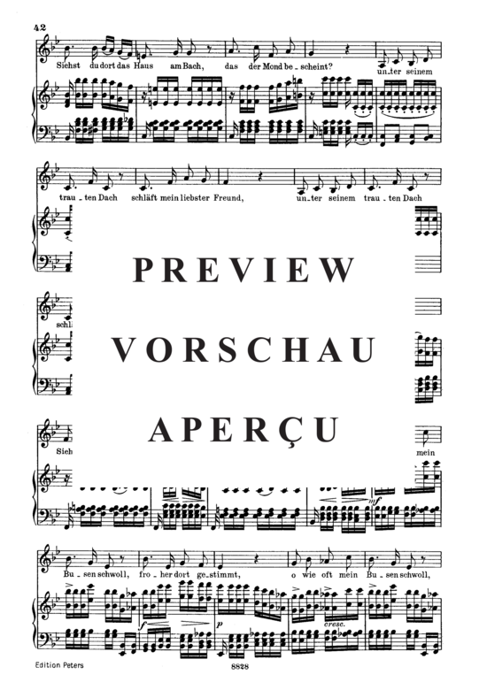 Product gallery: Page 5 of 7 Im Freien D.880, , Low Voice and Piano