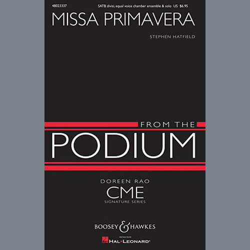cover: Missa Primavera, Stephen Hatfield