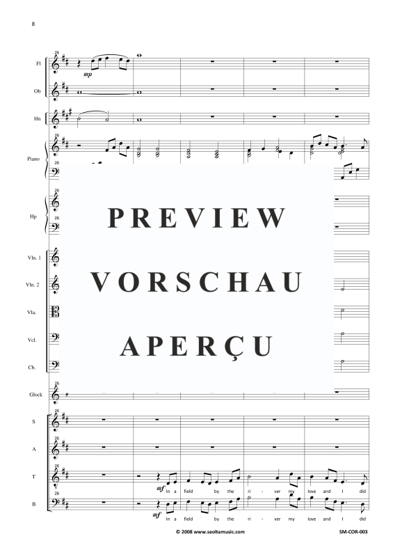 Produktgalerie: Seite 11 von 11 Four Irish songs, , Gemischter Chor und kleinem Orchester