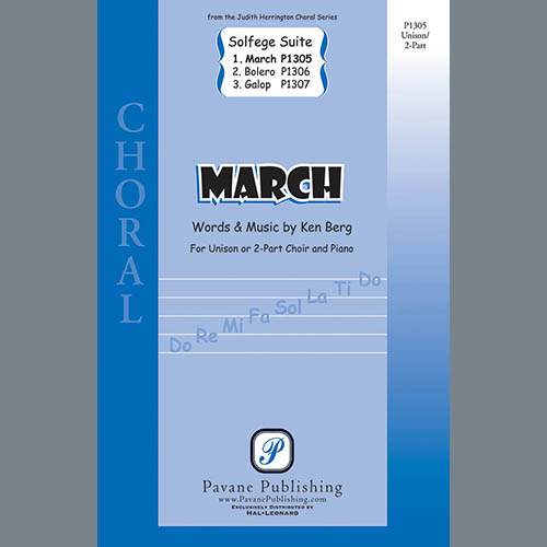 cover: March (from "Solfege Suite"), Ken Berg, Chor