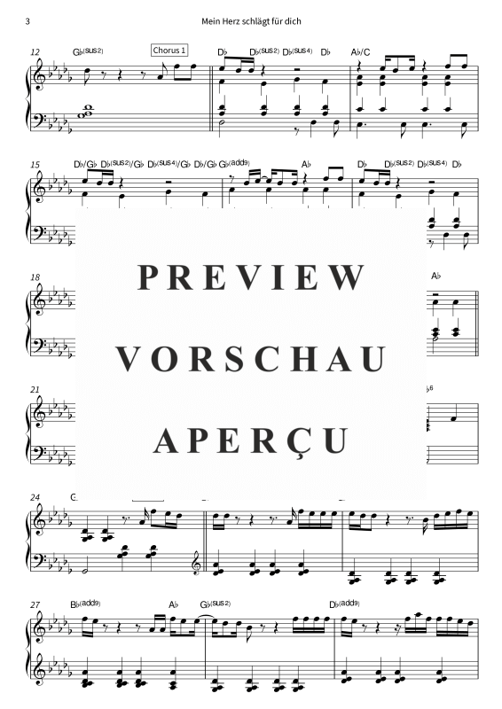 gallery: Mein Herz schlägt für dich, Vera Klima, (Klavier Solo)