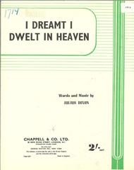 cover: I Dreamt I Dwelt In Heaven, Julius Dixon