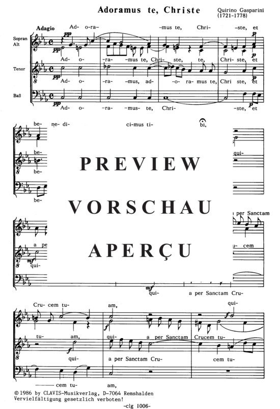 Product gallery: Page 2 of 3 Adoramus te Christe , , (mixed choir)