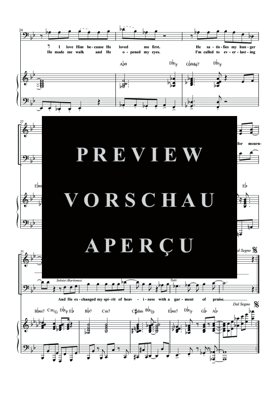 Produktgalerie: Seite 9 von 11 Beauty For Ashes, , Gemischter Chor SAB und Klavier