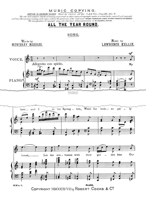 Produktgalerie: Seite 1 von 1 All The Year Round, Lawrence Kellie, Gesang, Klavier