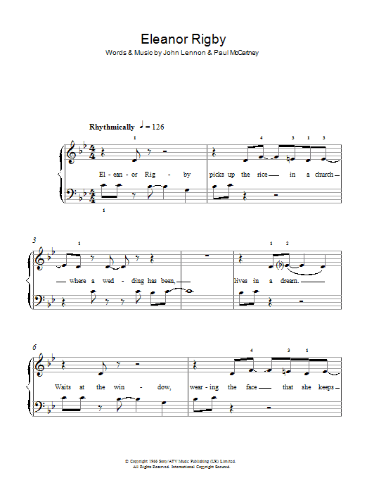Produktbild zu: Eleanor Rigby