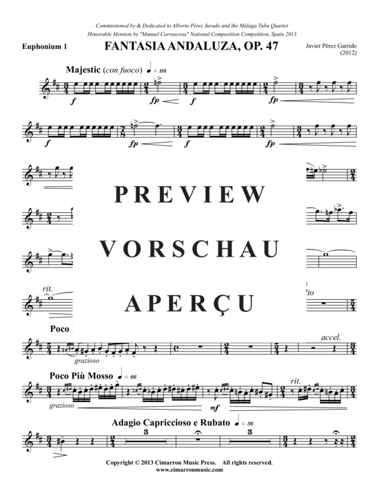 Product gallery: Page 9 of 18 Fantasia Andaluza, Op. 47 , , (2x Baritone, 2x Tuba)