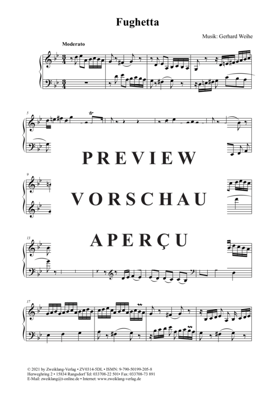 gallery: Fughetta , , (Orgel Solo)