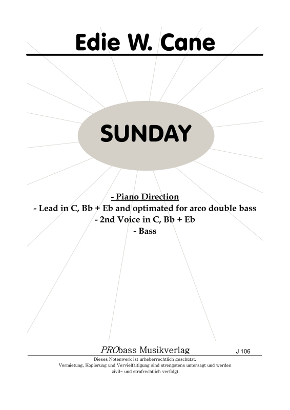 Produktbild zu: SundayEdie W. Cane