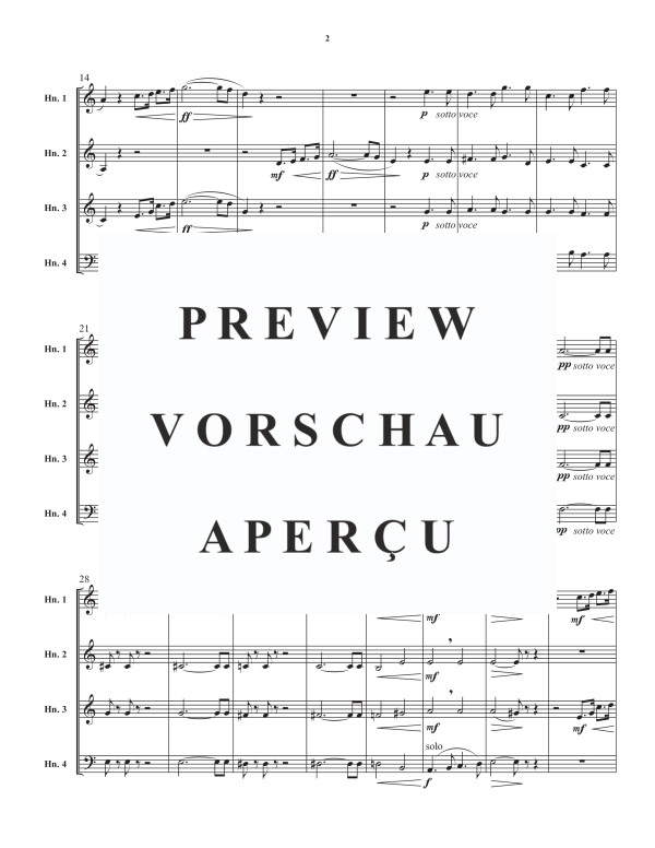 Product gallery: Page 5 of 11 Quando Corpus, , Horn Quartett