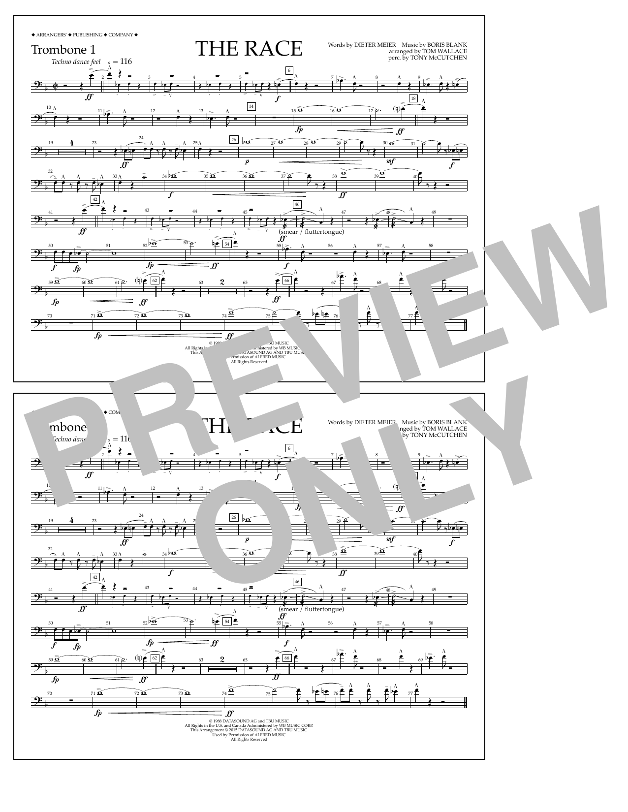 Product picture to: The Race - Trombone 1