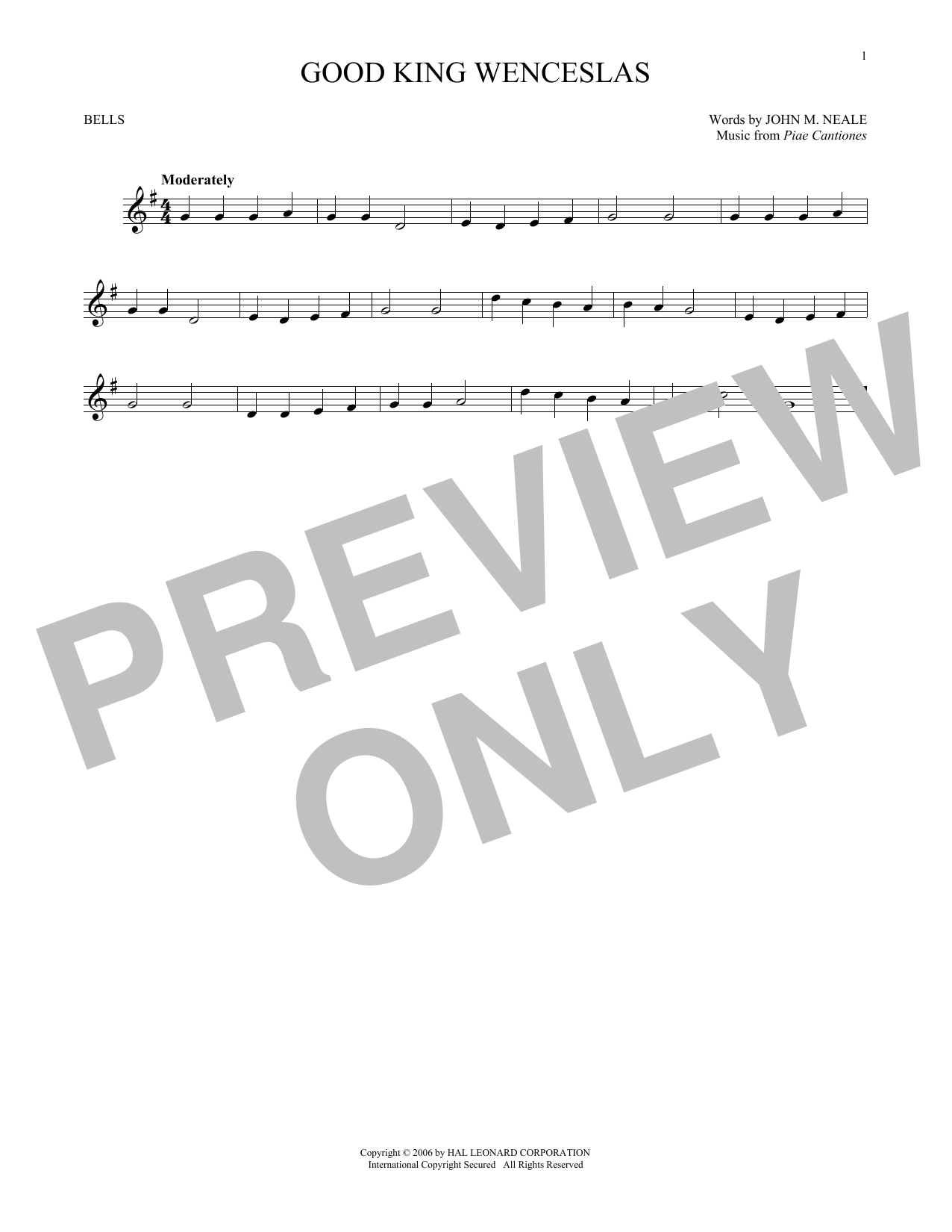 Produktgalerie: Seite 1 von 1 Good King Wenceslas, John M. Neale, Percussion