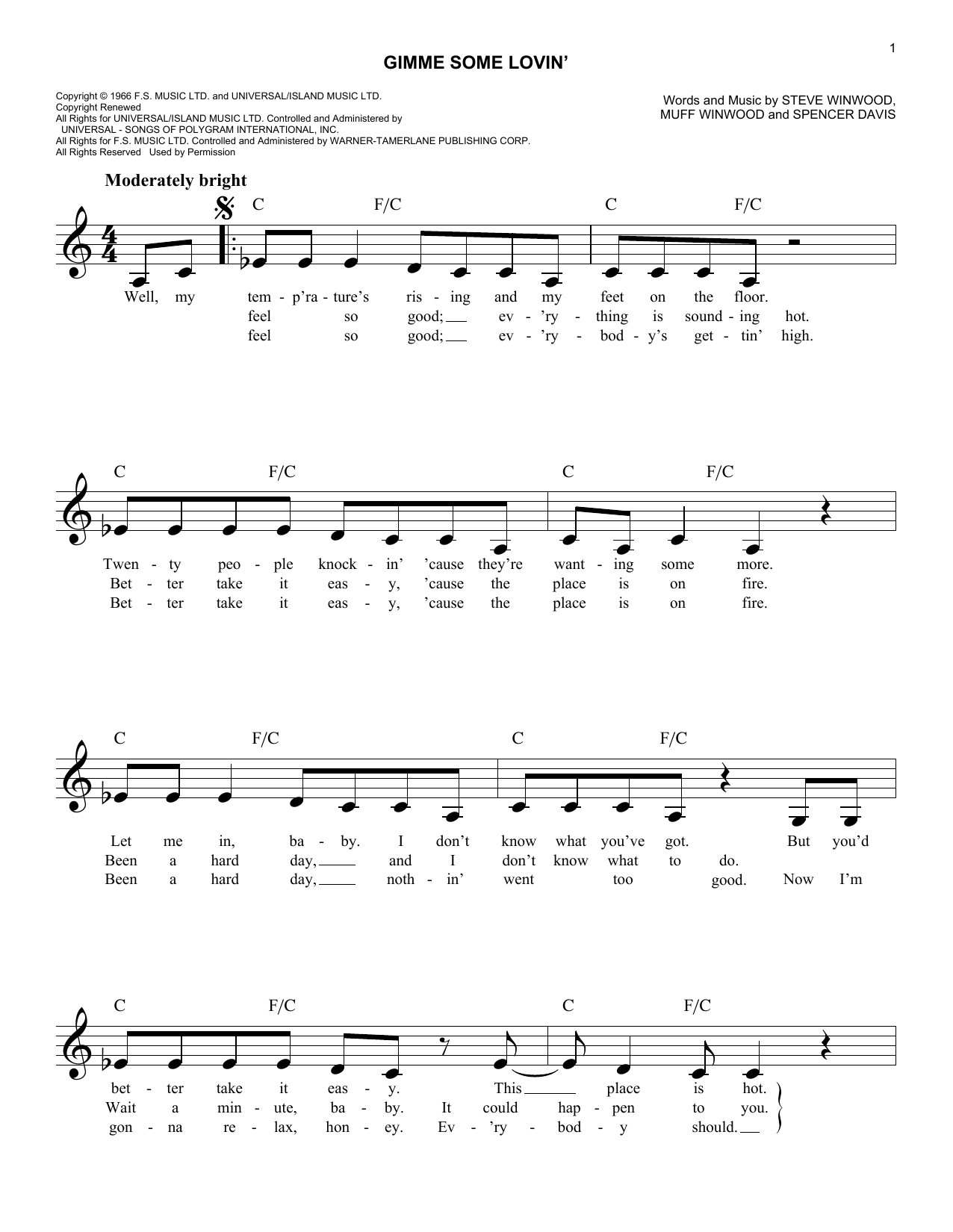 Produktbild zu: Gimme Some Lovin'