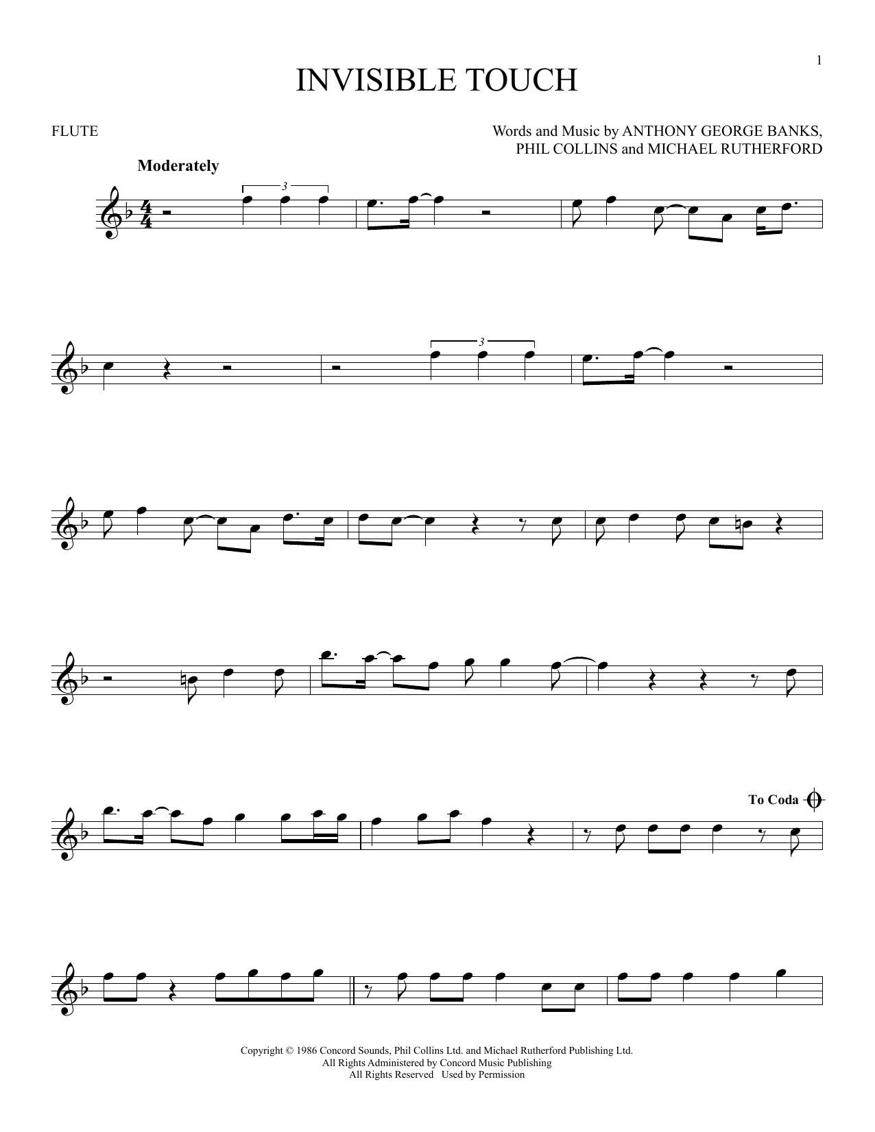 Product gallery: Page 1 of 1 Invisible Touch, Genesis