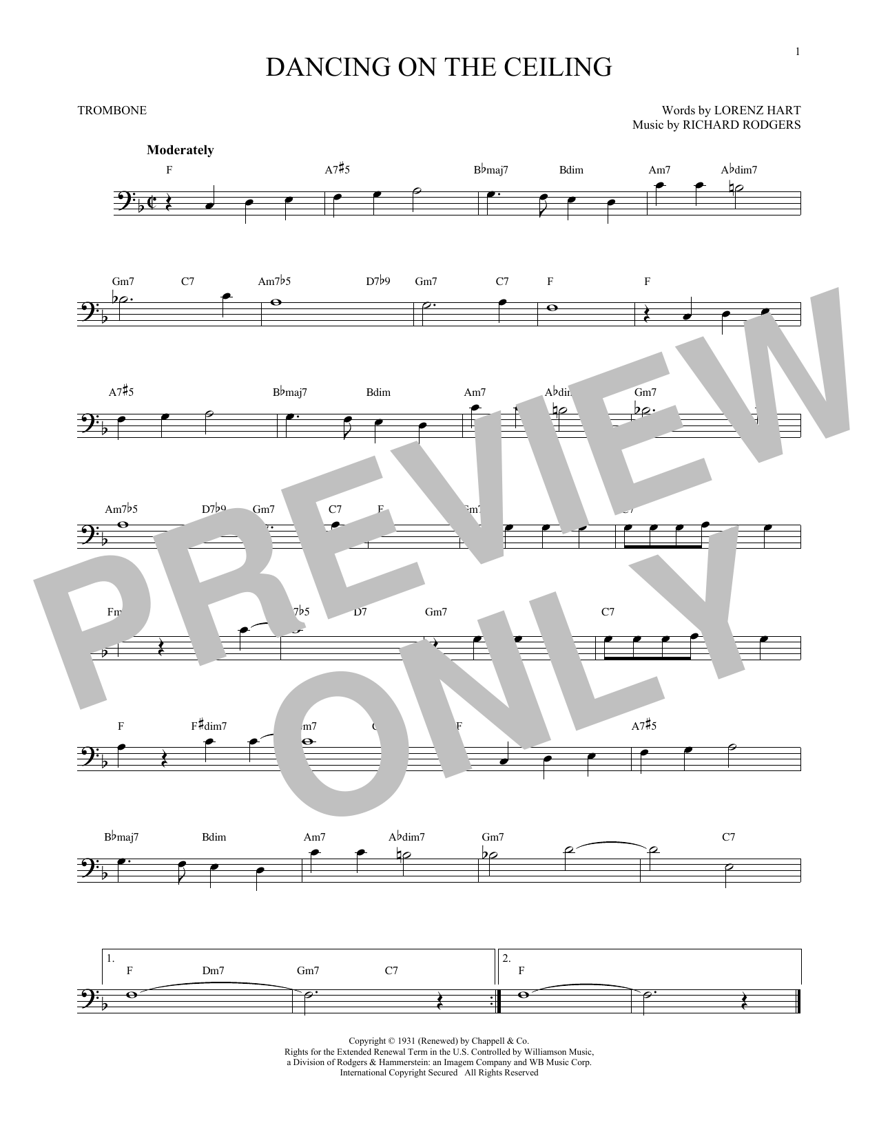 Product gallery: Page 1 of 1 Dancing On The Ceiling, Rodgers & Hart