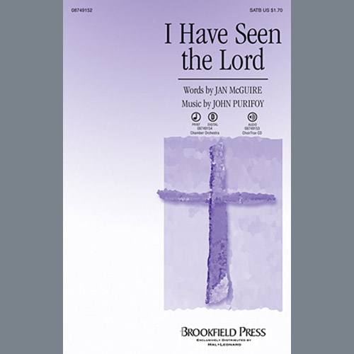 cover: I Have Seen The Lord, John Purifoy