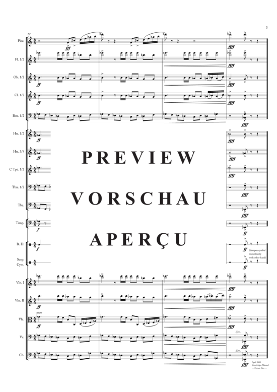 Product gallery: Page 4 of 20 Fanfare for DGF , , (orchestra)