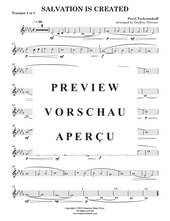 Produktgalerie: Seite 8 von 12 Salvation is Created , , (Blechbläser-Quintett)