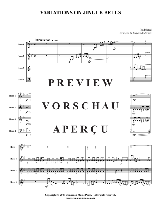 gallery: Weihnachtsvergnügen komplett , , (horn quartet)