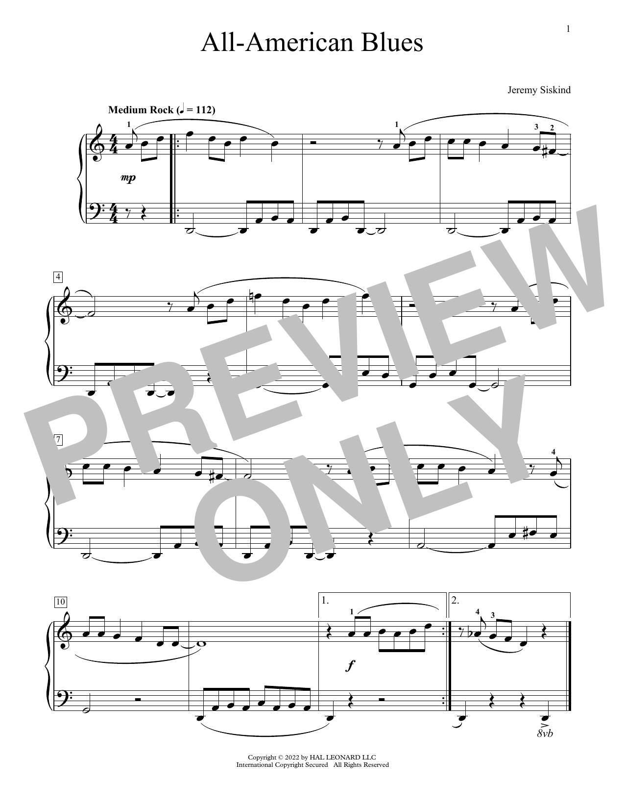 Produktbild zu: All-American Blues