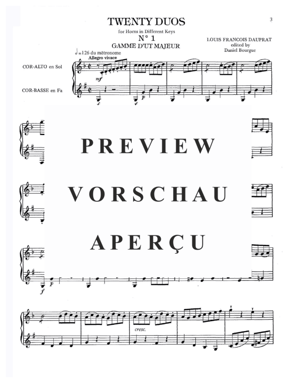 Product gallery: Page 5 of 11 20 Duos for Horns in Different Keys, , Horn Duet