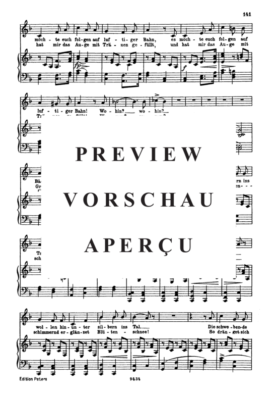 Product gallery: Page 3 of 5 Frühlingssehnsucht, D.957-3 (Schwanengesang), , Low Voice and Piano