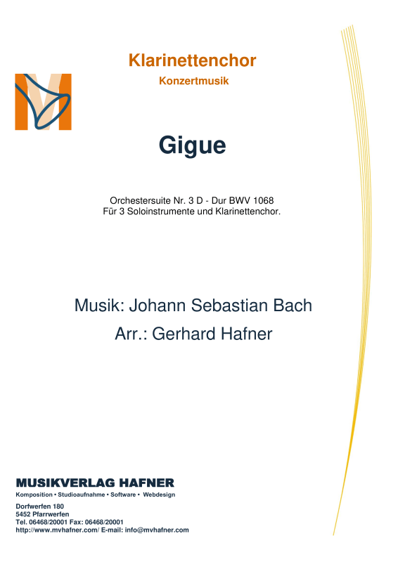 Product picture to: GigueJohann Sebastian Bach