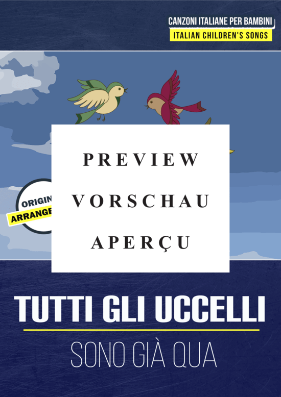 Produktgalerie: Seite 2 von 6 Tutti Gli Uccelli Sono Gia Qua, , (Gesang + Klavier, Gitarre)