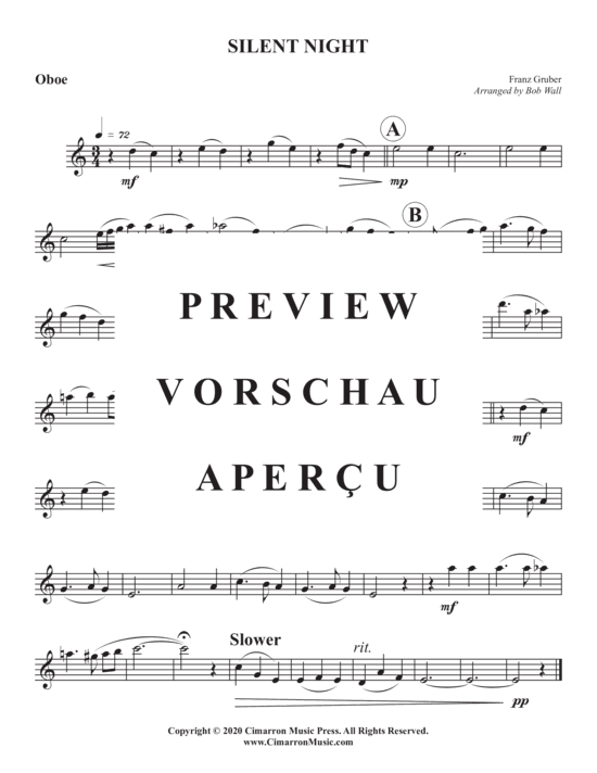 Produktgalerie: Seite 6 von 9 Stille Nacht , , (Holzbläser Quintett)