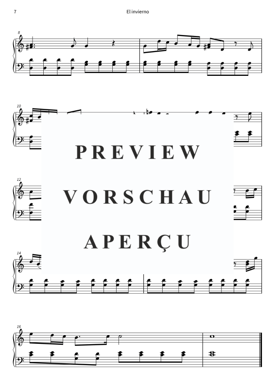 Produktgalerie: Seite 9 von 11 Encanto de Invierno - Melodías Fáciles para Piano en la Temporada Fría, , Klavier Solo