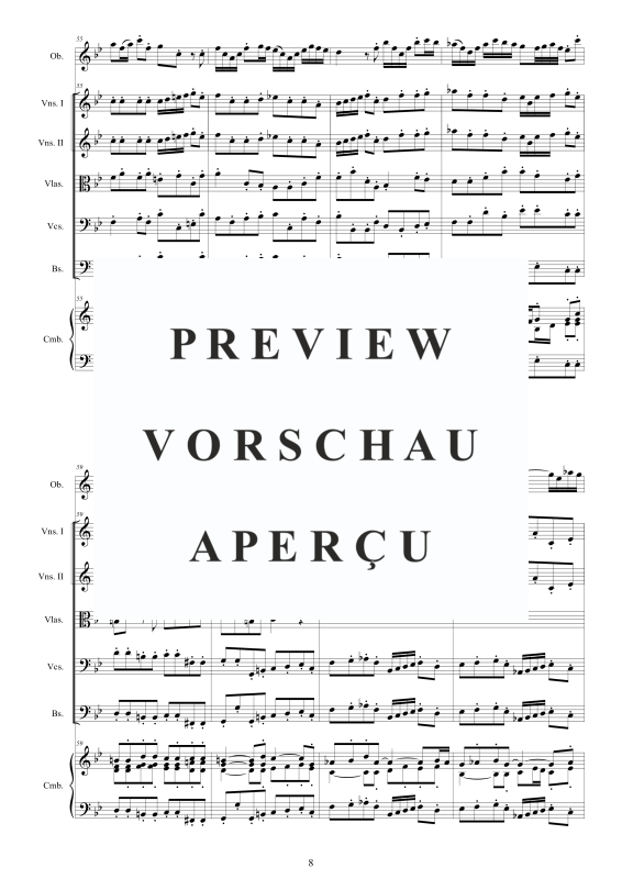 Produktgalerie: Seite 9 von 11 Concerto No.8 in G-Moll Op.9, , Oboe Solo, Streicher Ensemble und Cembalo BC