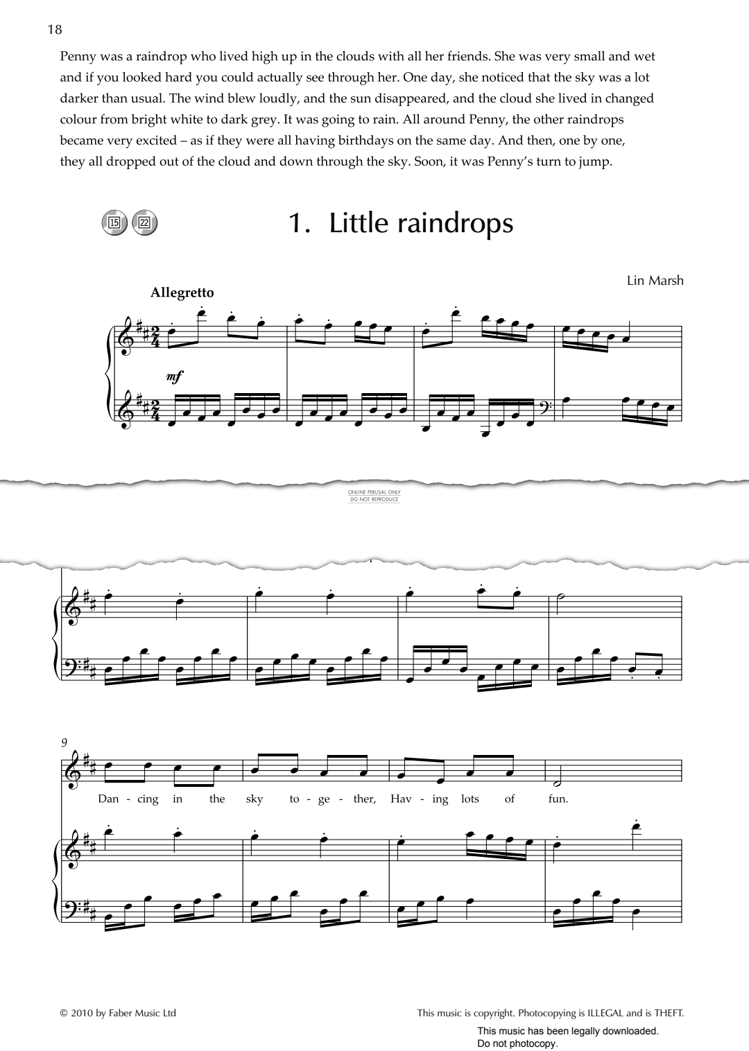 Product picture to: Little Raindrops (from 'Penny The Raindrop')