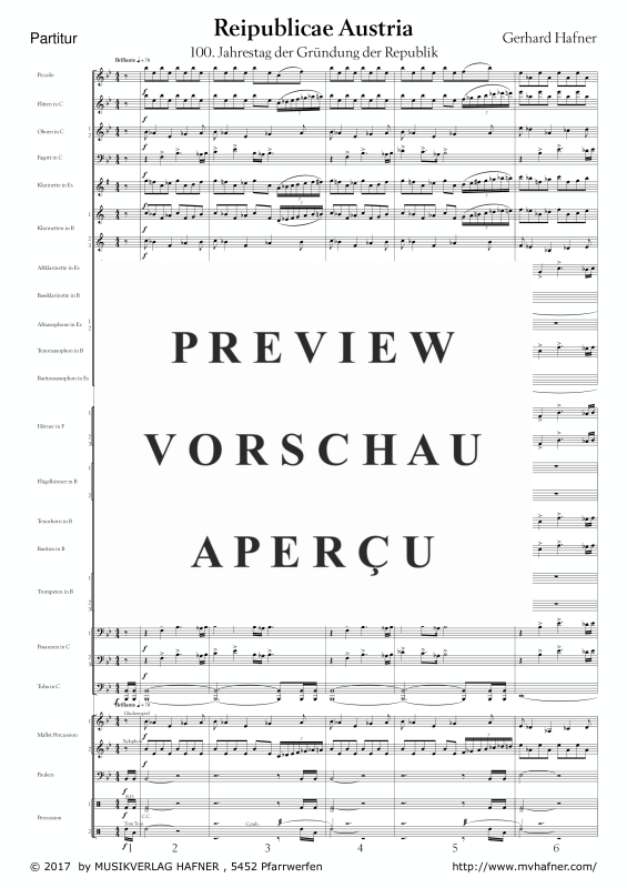 Product gallery: Page 6 of 11 Reipublicae Austria, , (large wind orchestra)